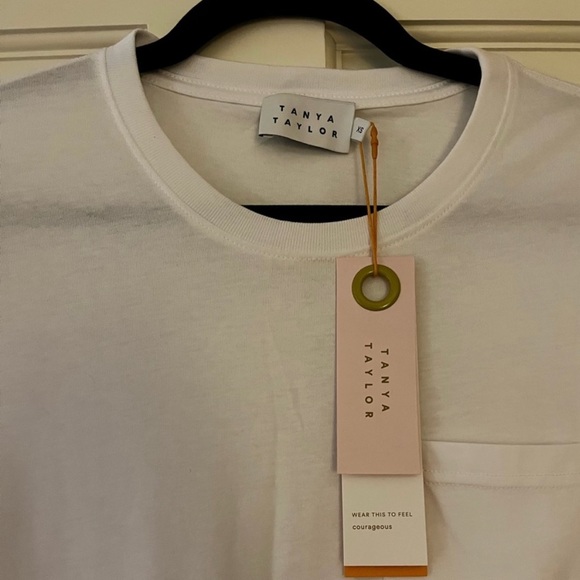 NWT Tanya Taylor tshirt dress neon pink - Picture 3 of 3